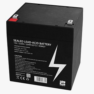 Acid Battery 3D model