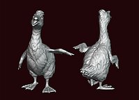 Goose Baby goose Gosling 3D print