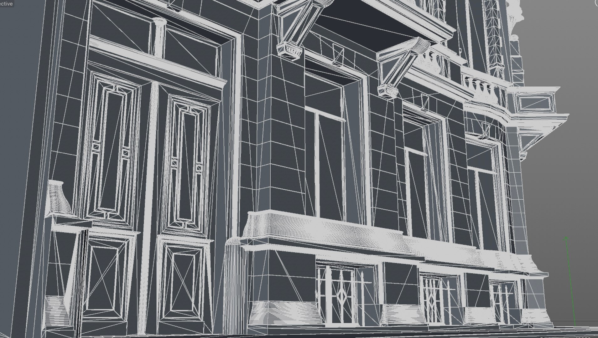 3D Townhouse Corner Model - TurboSquid 1990804