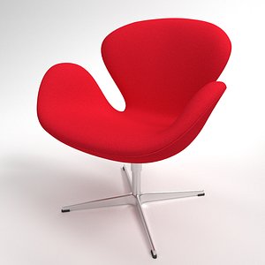 3D interior fritz hansen swan