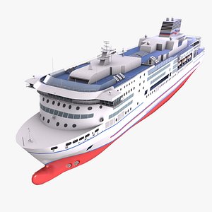 3D Passenger Ship with LOD