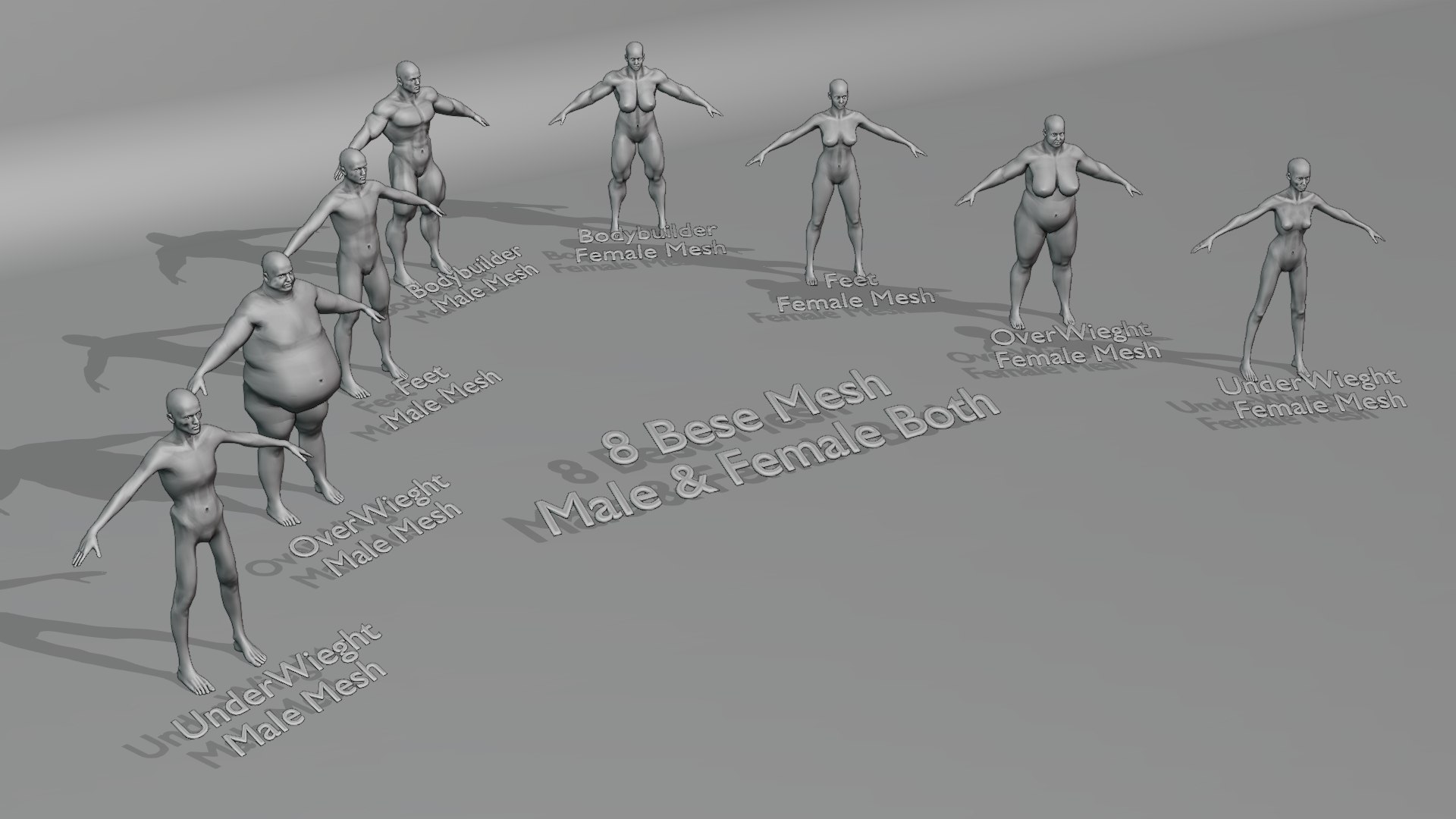 Base mesh 3D model - TurboSquid 1632384