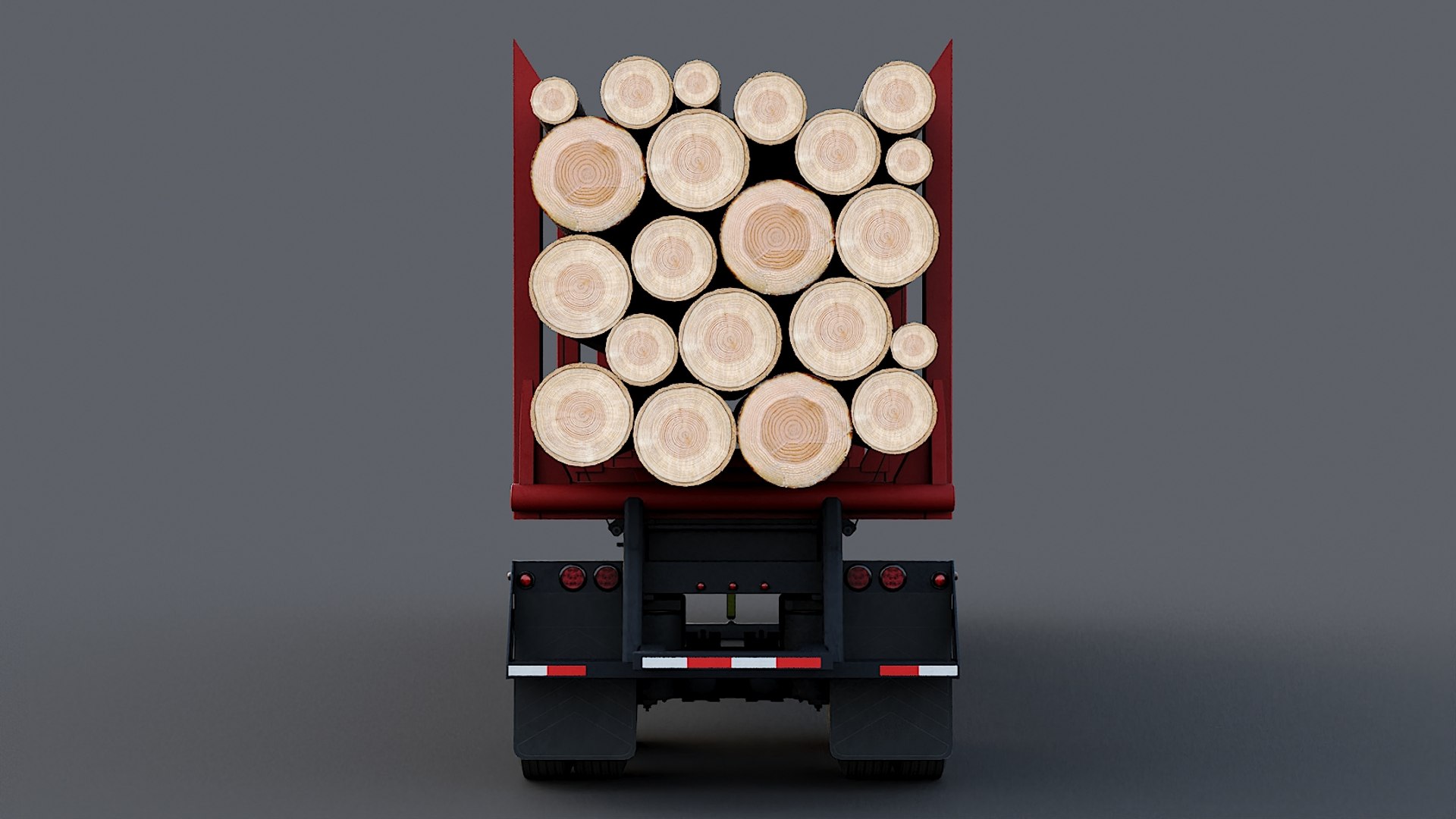 3D Model Timber Trailer - TurboSquid 1851864