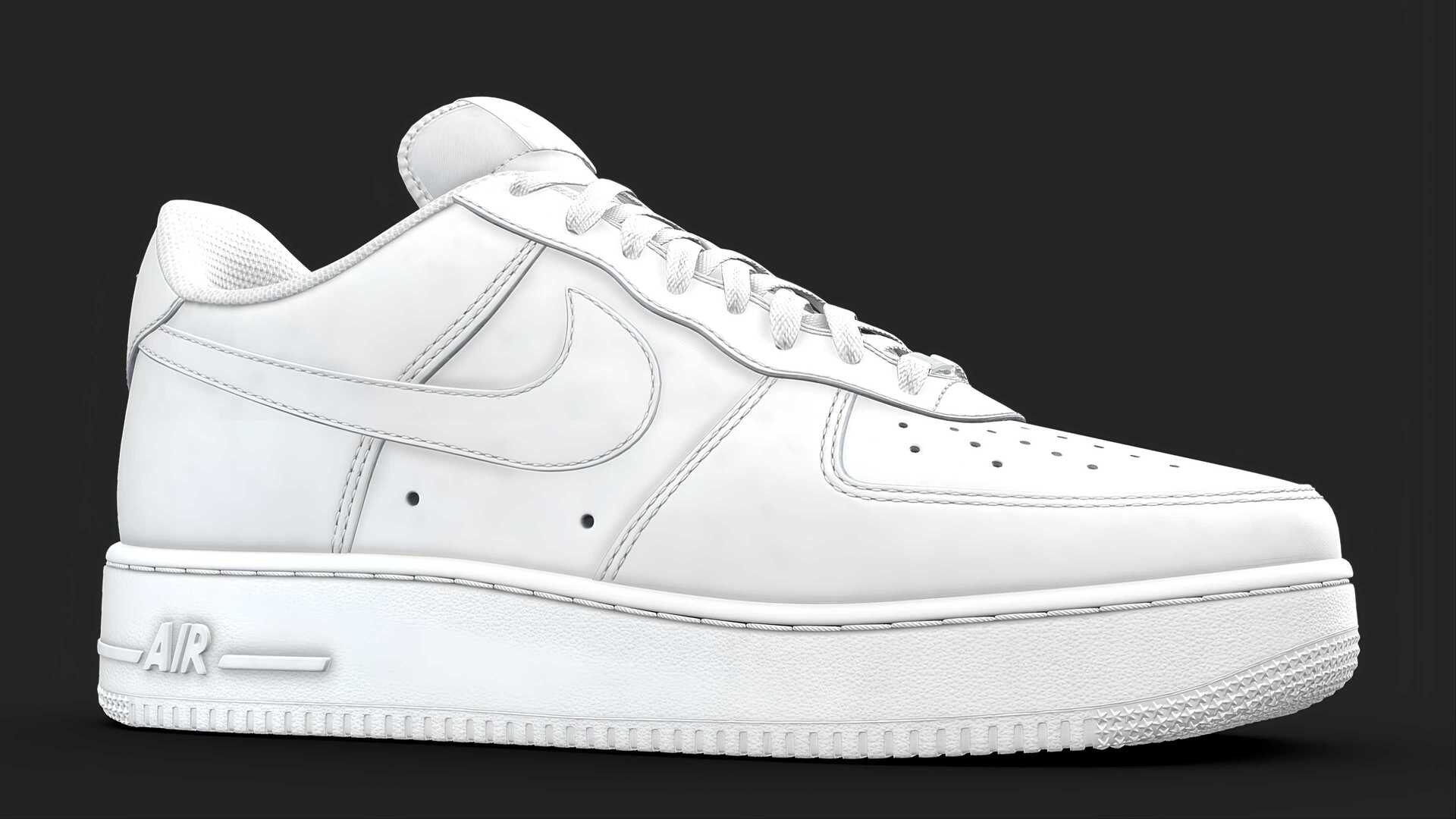 nike air force one 3d model