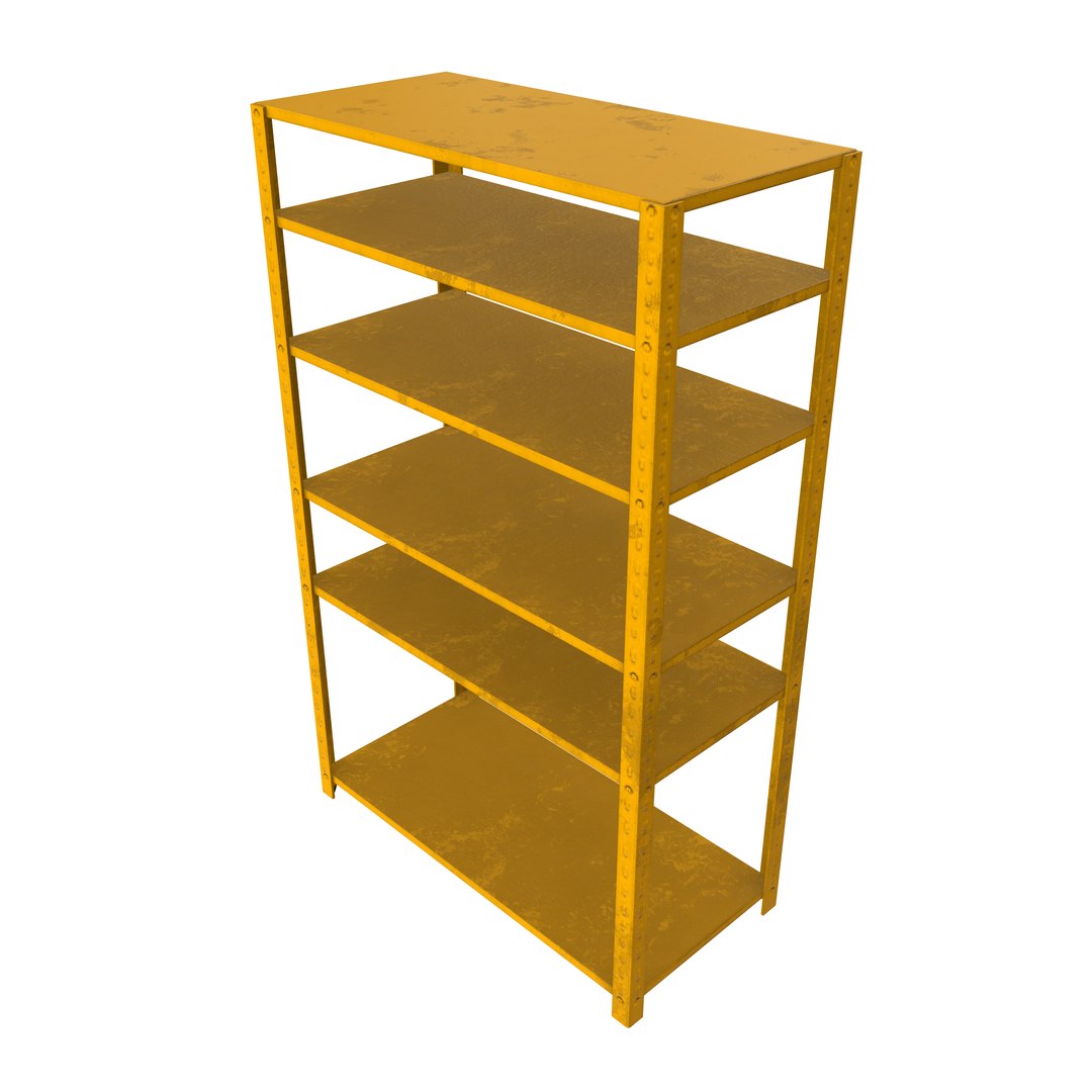 Metal Rack V2 3D - TurboSquid 2140354
