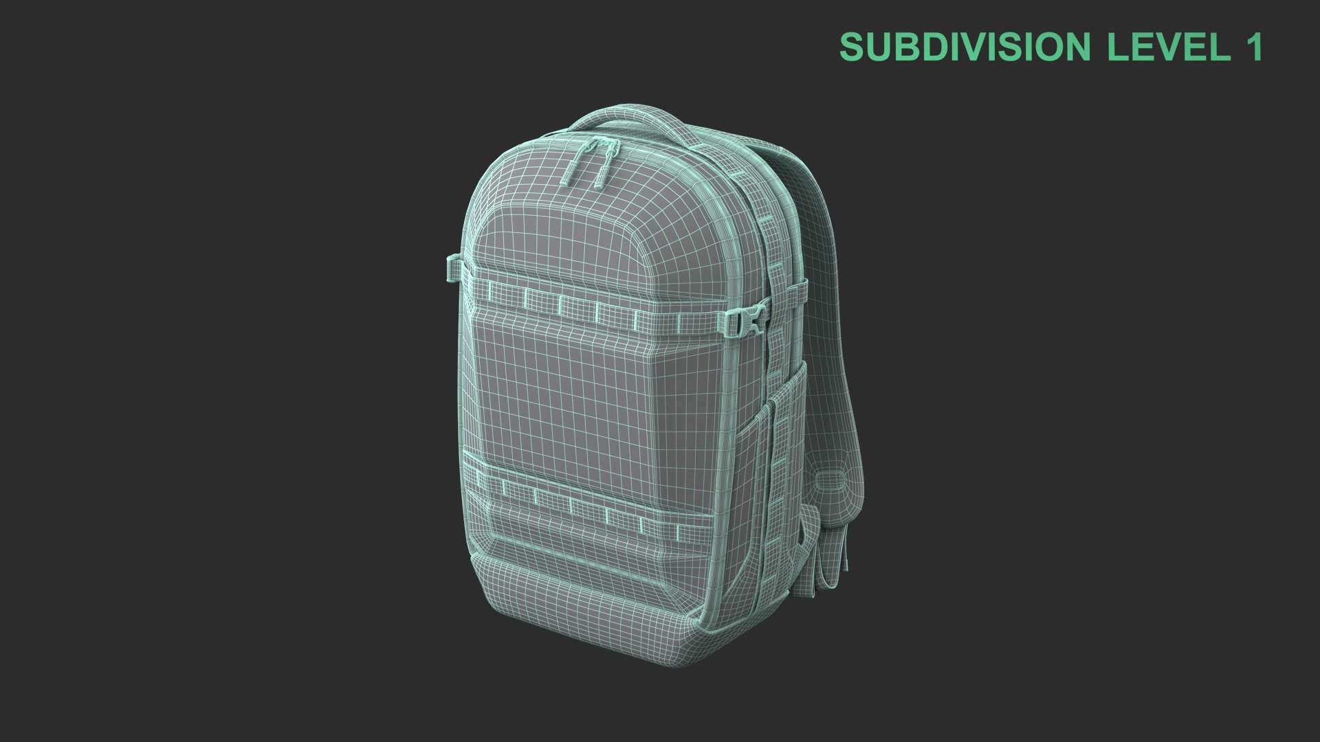 3D Backpack https://p.turbosquid.com/ts-thumb/BS/wXm5qN/eF/wireframe_0004/jpg/1760034412/1920x1080/fit_q87/ffbdfd2e8f15a6d1b681c6b7e3f11937e63c649b/wireframe_0004.jpg