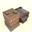 Low Poly Wild West Buildings