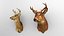 Taxidermy deers (low poly)