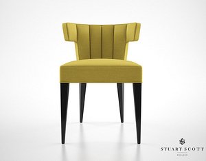 stuart scott isabella dining chair 3d obj
