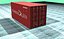 3d teu shipping container
