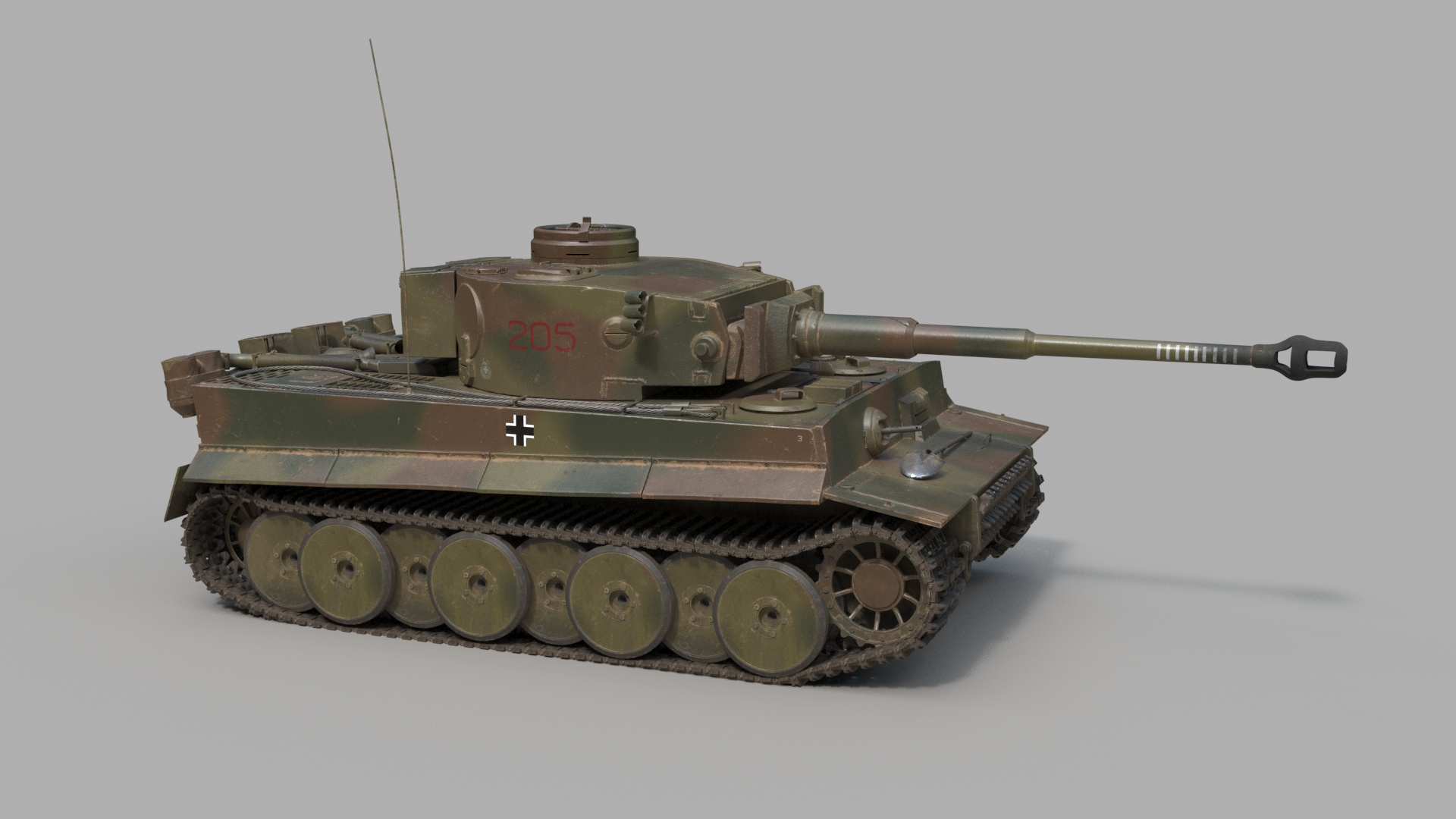 Tiger Tank 3d Model Turbosquid 1821460