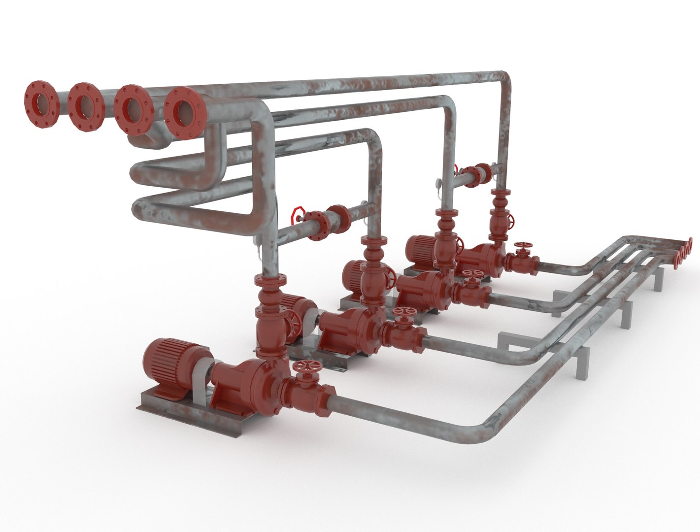 Fire Pump Station 3D Model - TurboSquid 1757079