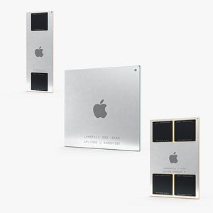 Apple Computer Chips Collection model