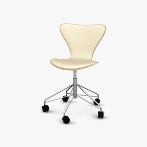 3D Fritz Hansen Series 7 Swivel chair