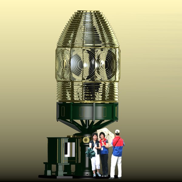 Fresnellinse für Leuchtturm 3D-Modell - TurboSquid 741265