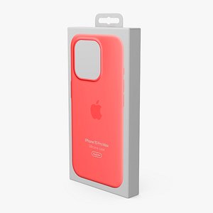 Apple iPhone 15 Pro Max Silicone Case Red Packaging