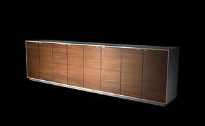 Cupboards Unit Long (Woodgrain)