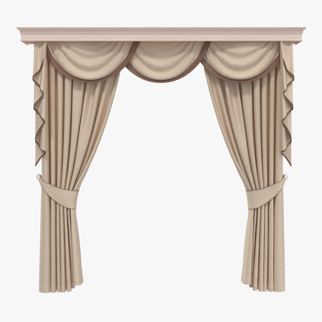 Curtain 6 3D model preview