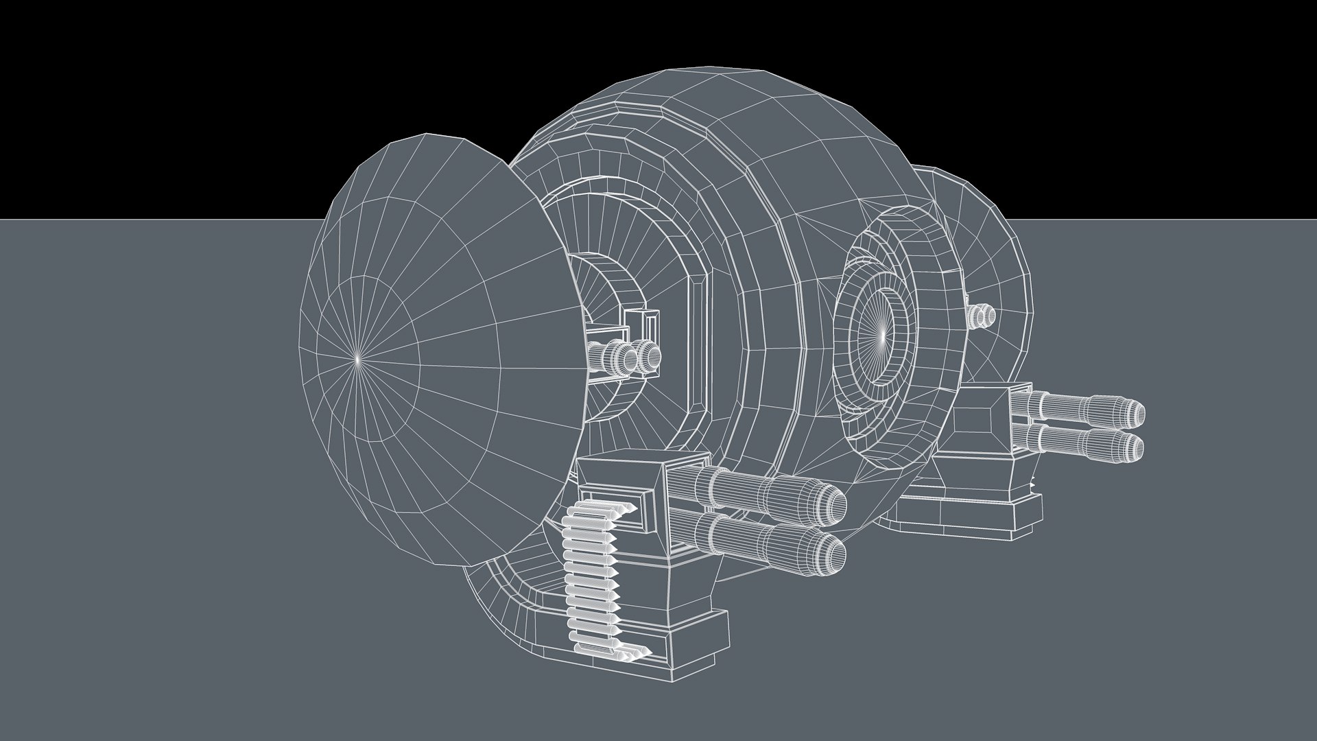 Sci Fi Drone 3D model https://p.turbosquid.com/ts-thumb/BT/K8rRc6/2G/wireframe0008/png/1735594741/1920x1080/fit_q87/cf0b30b4793f663f1b6b2ac32758ebe00e45ce5e/wireframe0008.jpg