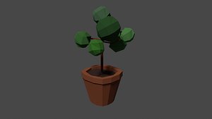 plant potted 3D model