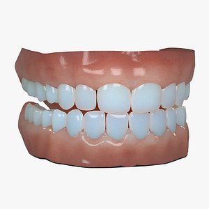 mouth modeled real realistic 3D