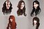 Long hairstyle polygonal 5 species