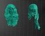 Long hairstyle polygonal 5 species