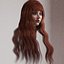 Long hairstyle polygonal 5 species
