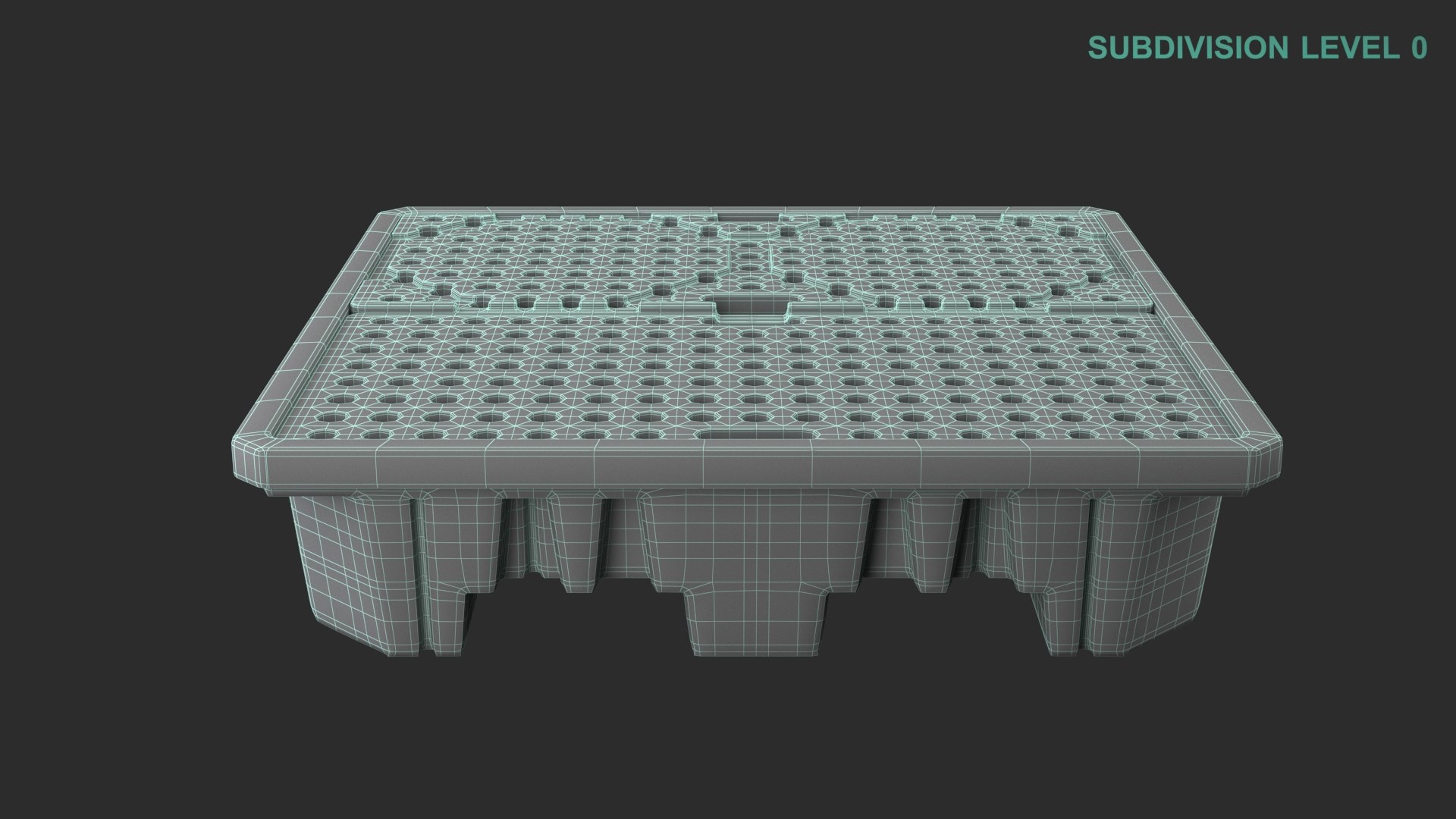 Spill Pallet 3D model https://p.turbosquid.com/ts-thumb/BT/V3welQ/6J/wireframe0008/jpg/1711609996/1920x1080/fit_q87/f6b232071f12195397d5d4004baadad5e022d900/wireframe0008.jpg