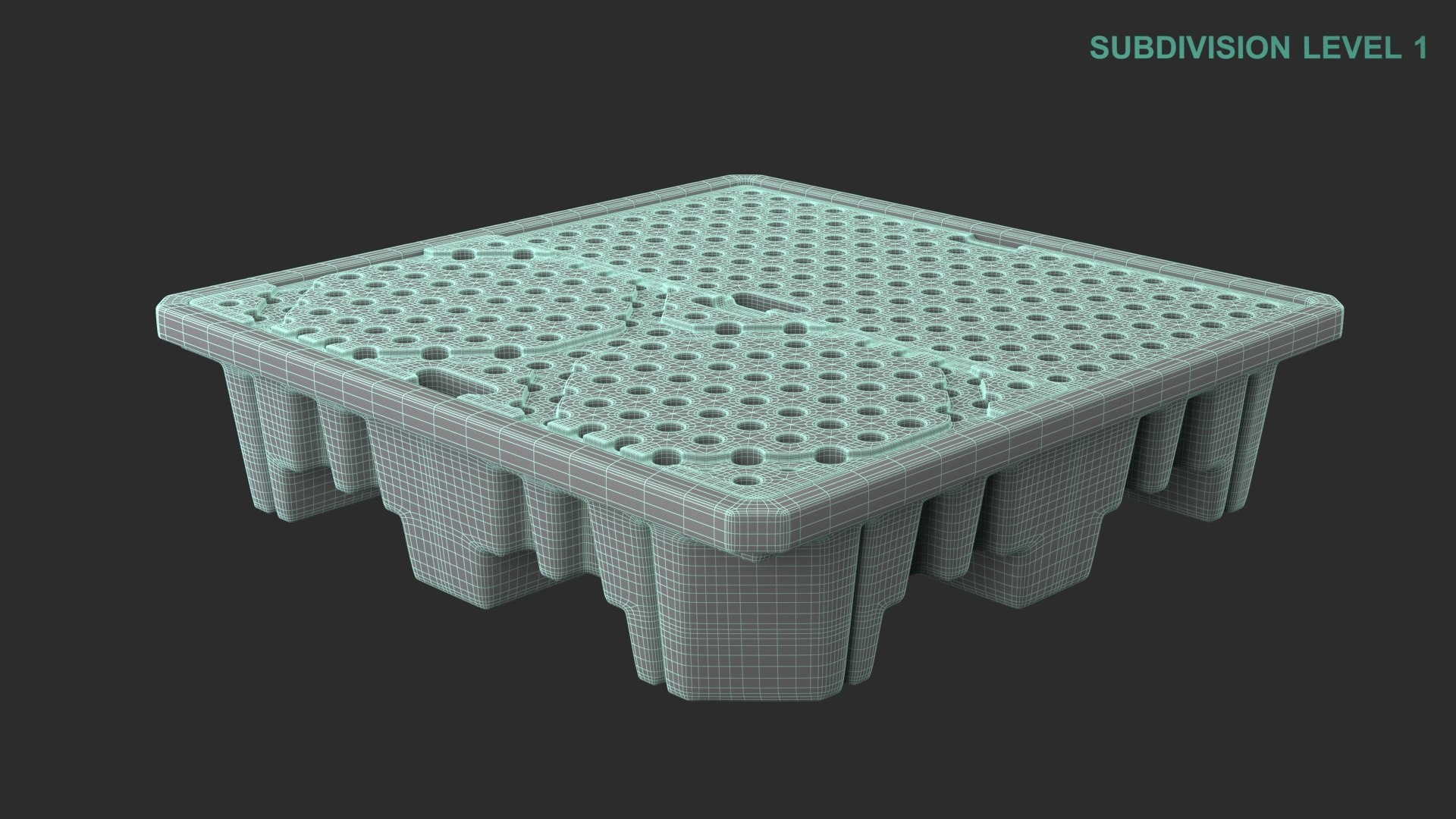 Spill Pallet 3D model https://p.turbosquid.com/ts-thumb/BT/V3welQ/78/wireframe0006/jpg/1711609995/1920x1080/fit_q87/06903a4a12102e1fadfa79bd1d92f82e7c2f305e/wireframe0006.jpg