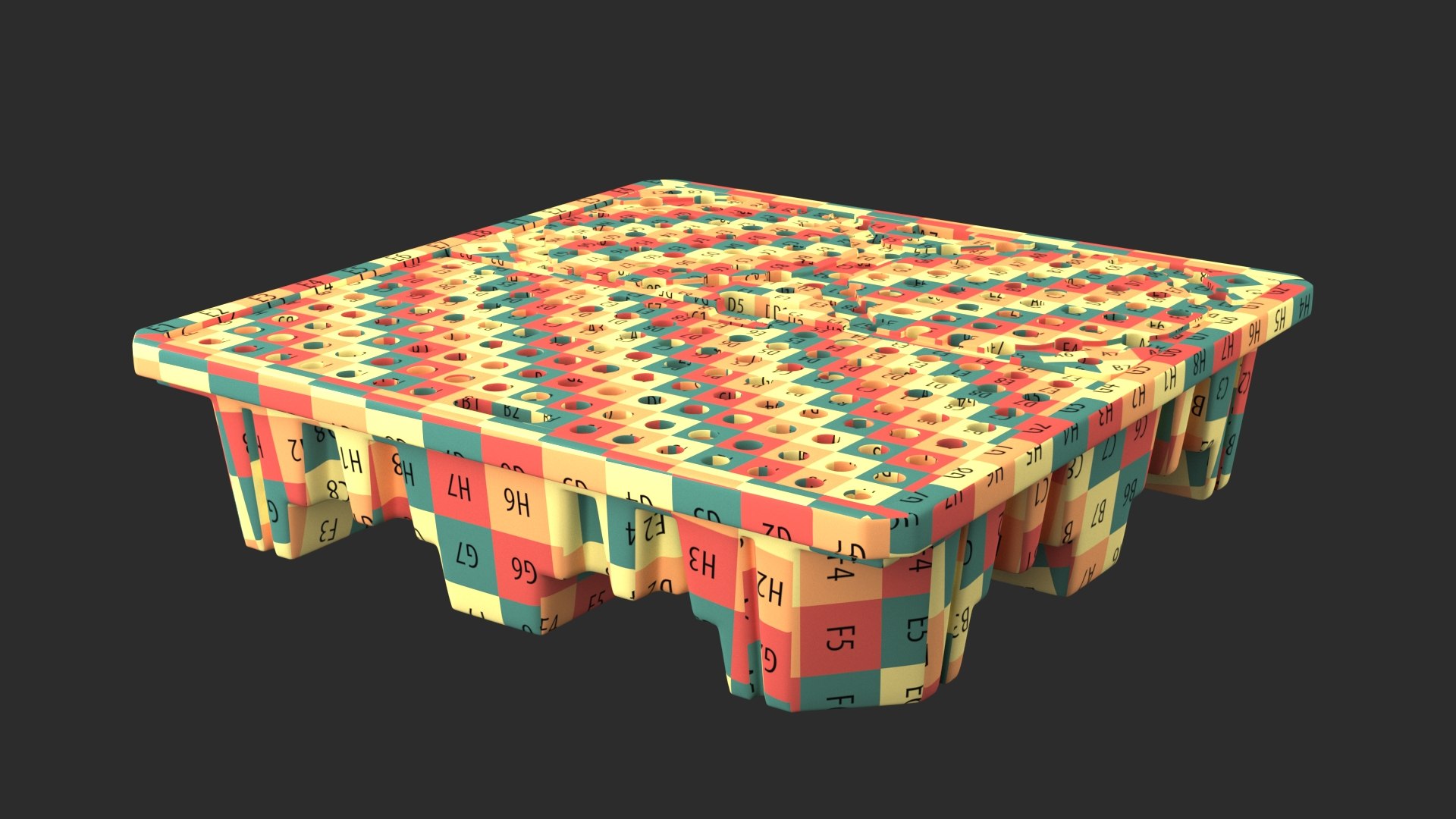 Spill Pallet 3D model https://p.turbosquid.com/ts-thumb/BT/V3welQ/Zv/wireframe0000/jpg/1711609992/1920x1080/fit_q87/6d7dcd8cda7c48a817e049976955bf6e94f6b5d8/wireframe0000.jpg