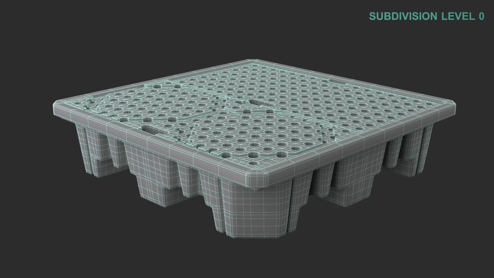 Spill Pallet 3D model https://p.turbosquid.com/ts-thumb/BT/V3welQ/oq/wireframe0009/jpg/1711609996/1920x1080/fit_q87/9f1971d124ced8bf2884768befc7c28c52730e3a/wireframe0009.jpg