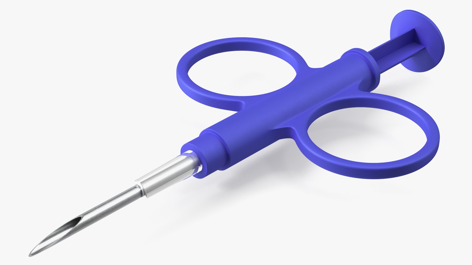 Pet ID Microchip Syringe 3D model preview
