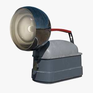 Vintage Flashlight 3D model