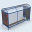 3ds max busstop bus stop