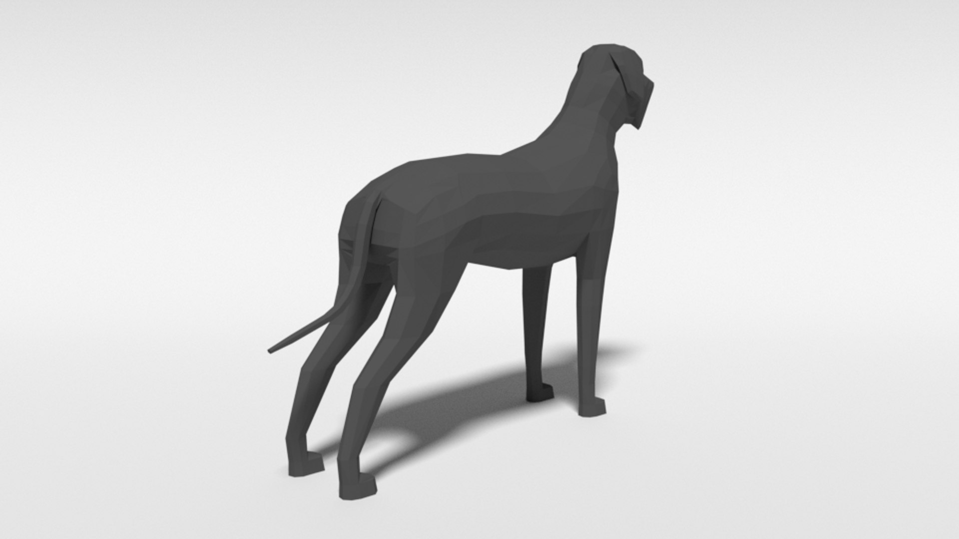 Great Dane Dog Model - TurboSquid 1532147