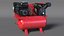 Red Diesel Piston Air Compressor