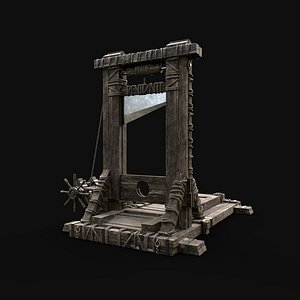 GUILLOTINE TORTURE EXECUTION MEDIEVAL TOOL AAA CONSTRUCTION