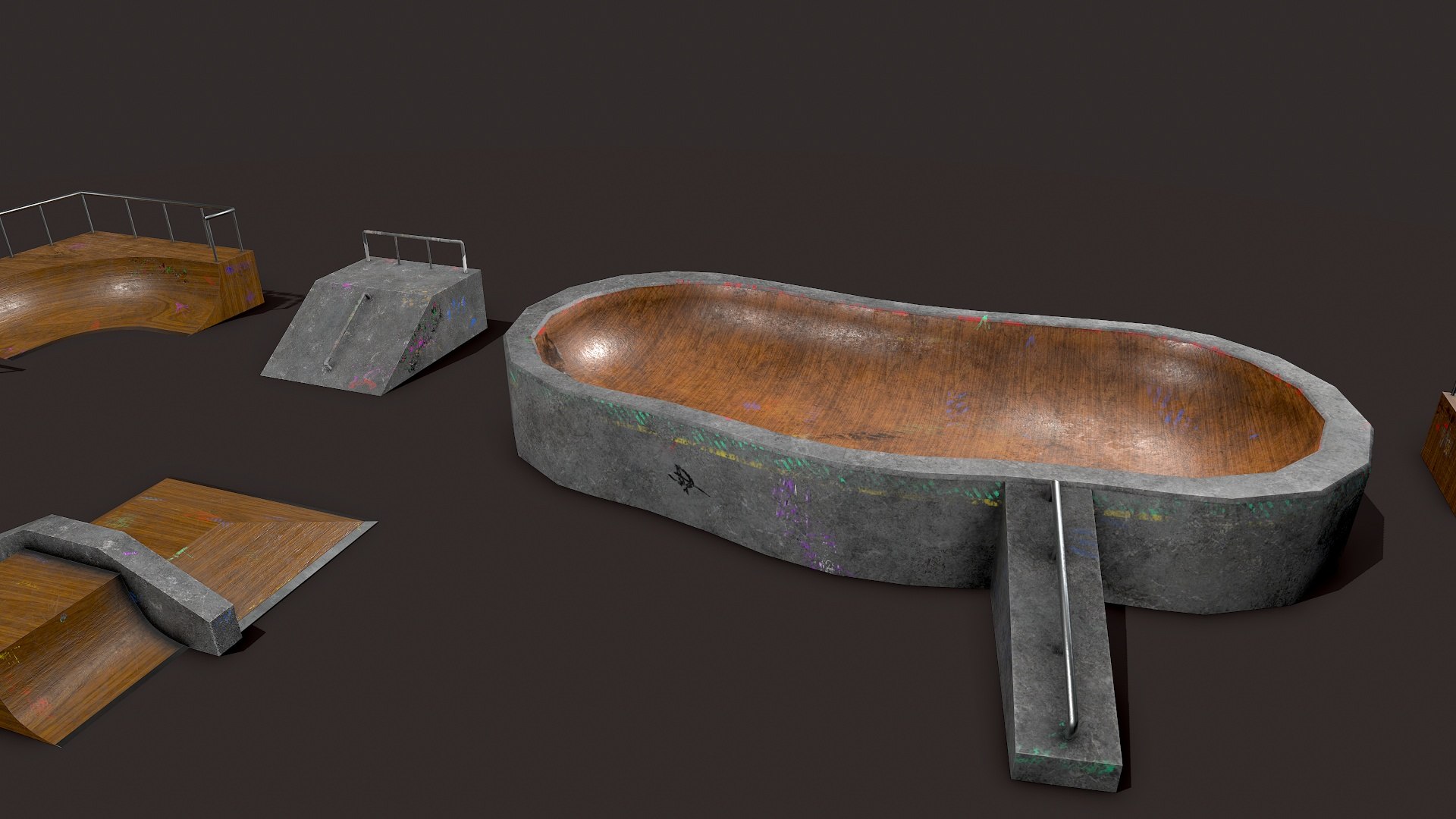 Lowpoly Modular Skatepark 3D https://p.turbosquid.com/ts-thumb/BT/kV5xon/LP/skatepark04/jpg/1624475087/1920x1080/fit_q87/2a397ac5628f8b99886c76397fad1a9db3a17e35/skatepark04.jpg