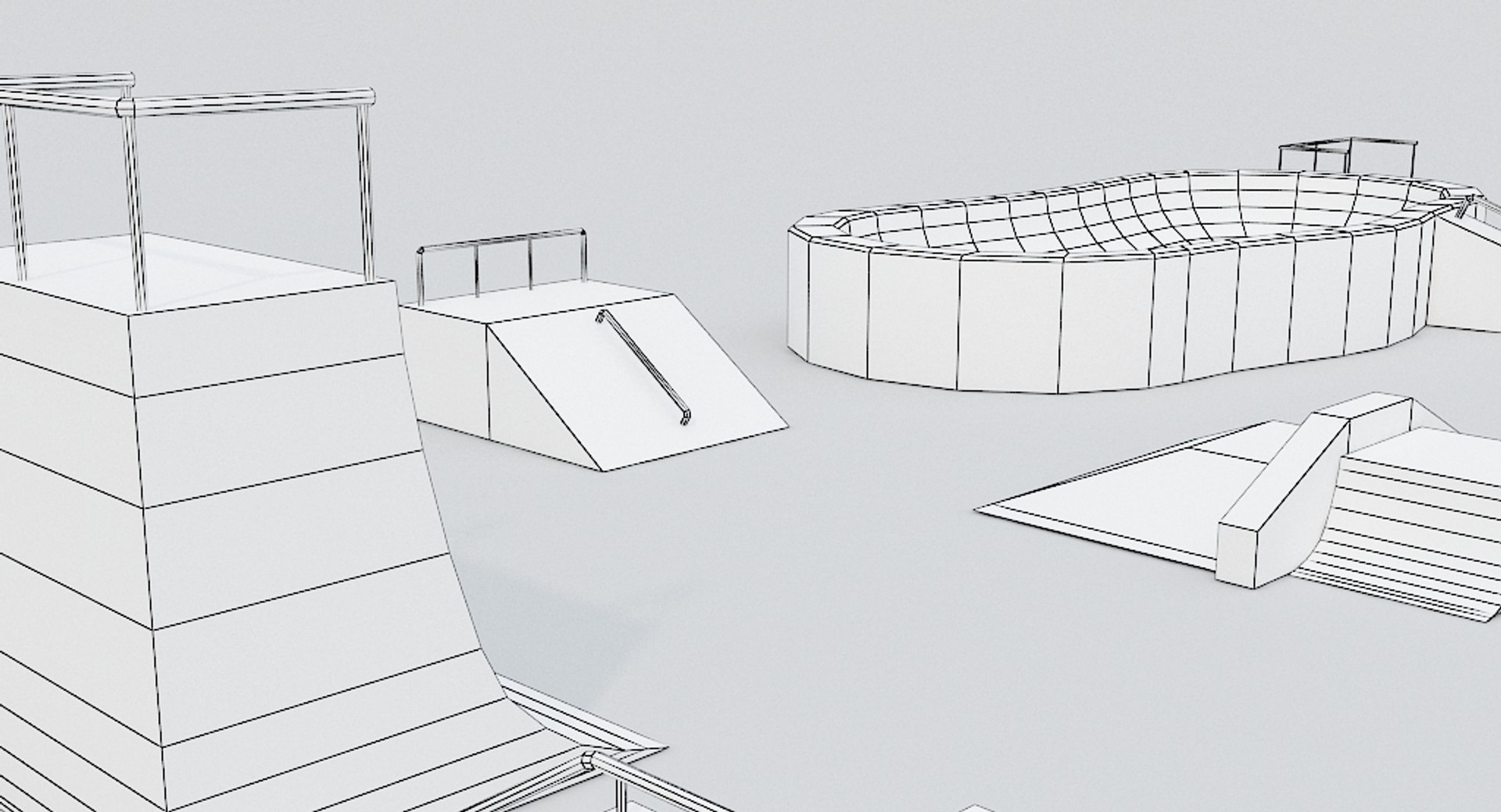 Lowpoly Modular Skatepark 3D https://p.turbosquid.com/ts-thumb/BT/kV5xon/Vj/skatepark14/jpg/1624474722/1920x1080/fit_q87/0486731f649f824b665818176a0eefd6e1198e25/skatepark14.jpg