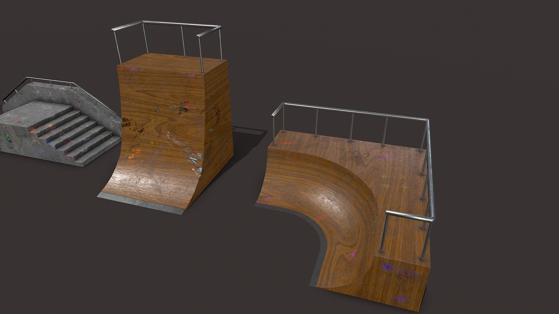 Lowpoly Modular Skatepark 3D https://p.turbosquid.com/ts-thumb/BT/kV5xon/Xl/skatepark03/jpg/1624475025/1920x1080/fit_q87/cac40663708d06b64882fe5c75bc1e00d6f0eace/skatepark03.jpg