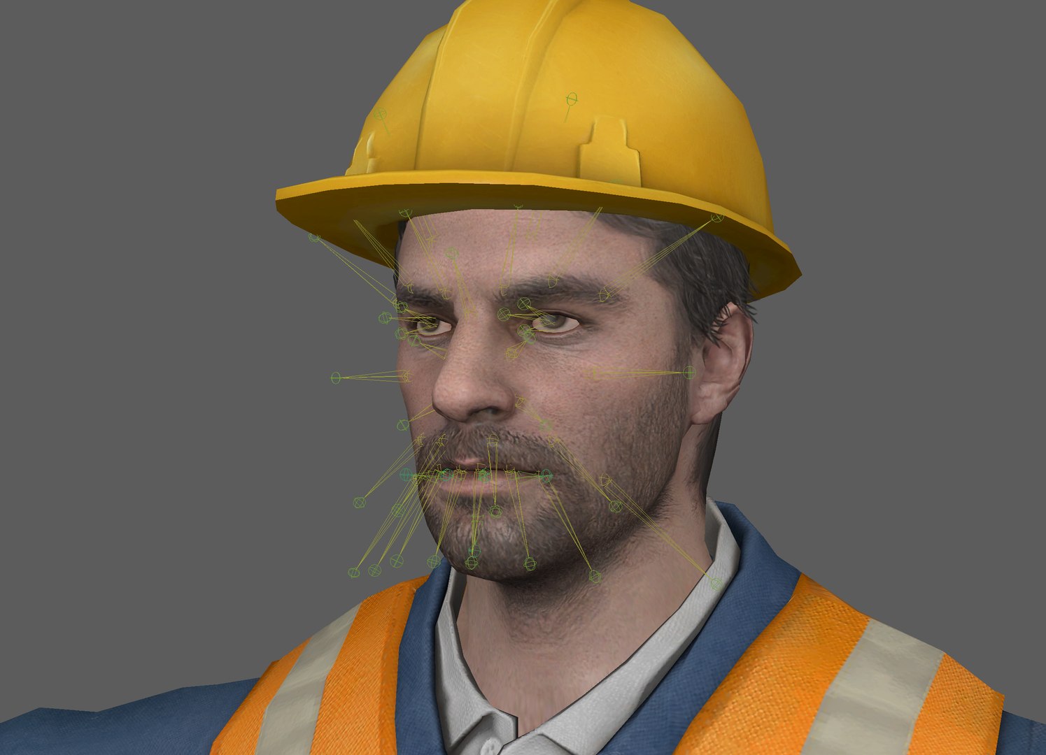 3D Model Construction Worker TurboSquid 2033150