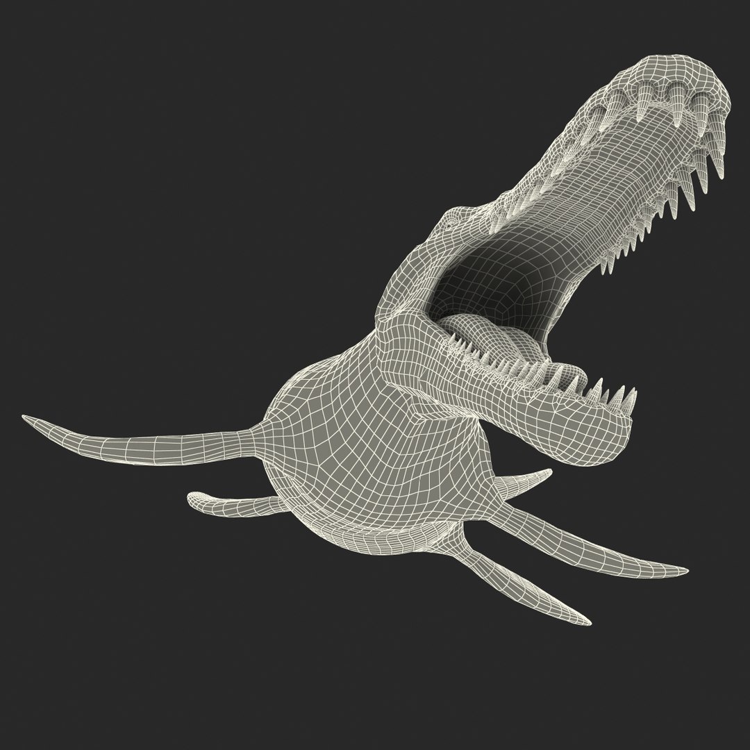 3ds Kronosaurus Pose 1
