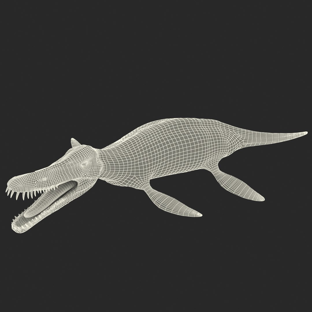 3ds Kronosaurus Pose 1
