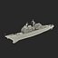 Ticonderoga Classe Cruiser Anzio CG-68 modelo 3D
