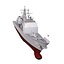 Ticonderoga Classe Cruiser Anzio CG-68 modelo 3D