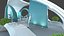 Sci-Fi Futuristic Exhibition Stands 3D model