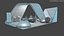 Sci-Fi Futuristic Exhibition Stands 3D model