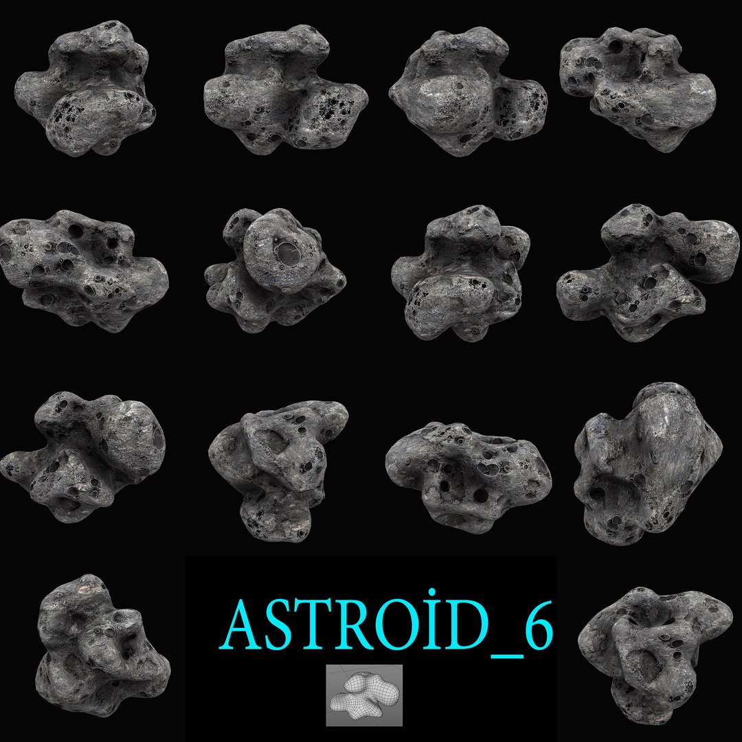Astroid 1 3d Obj