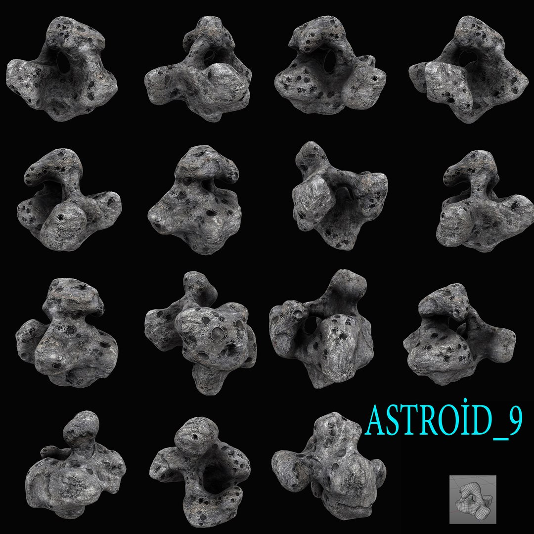 Astroid 1 3d Obj